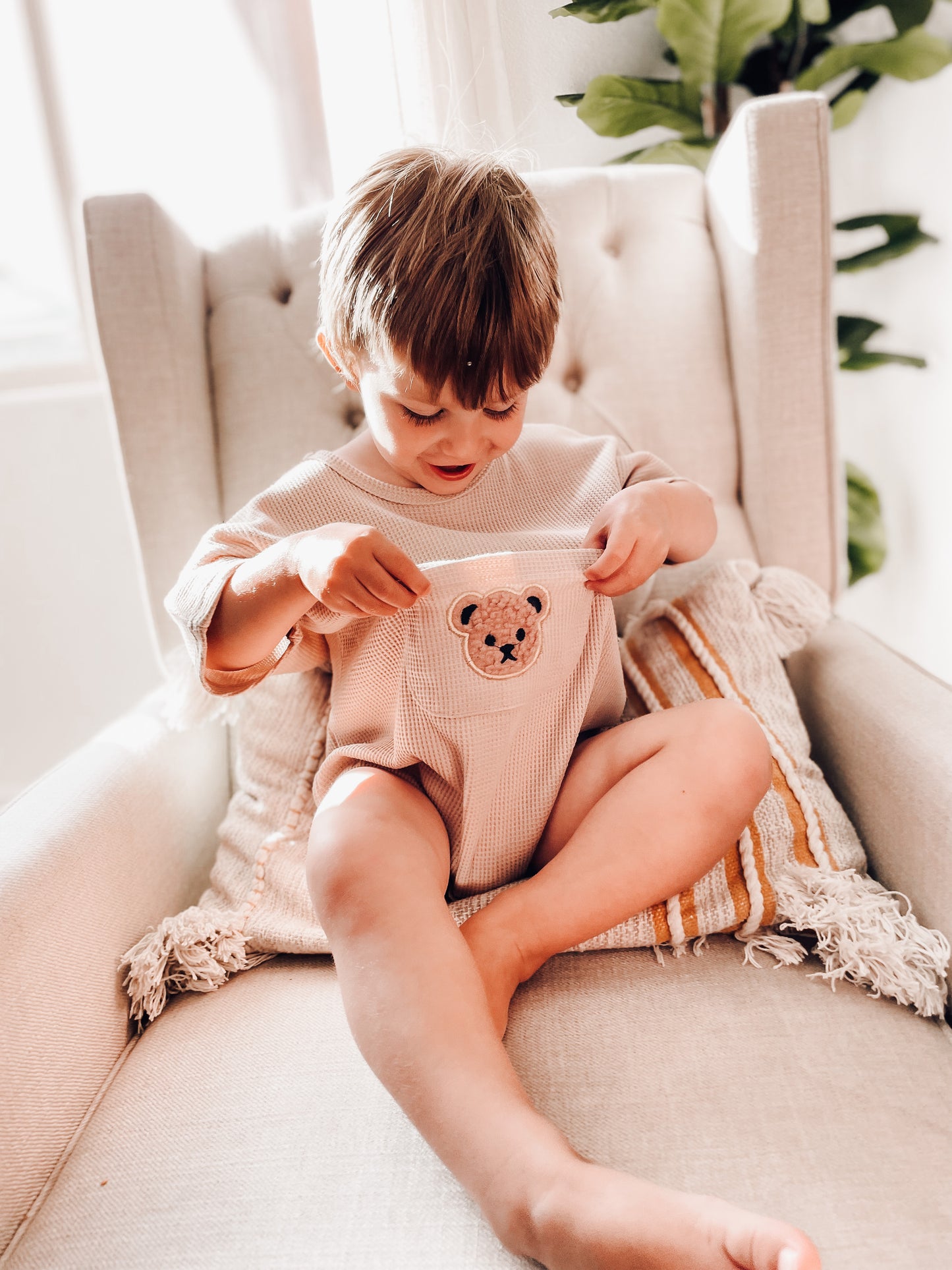 Teddy bear romper